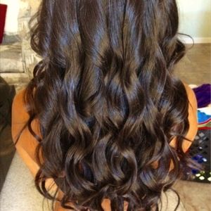Chocolate Brown Micro Loop Hair Extensions
